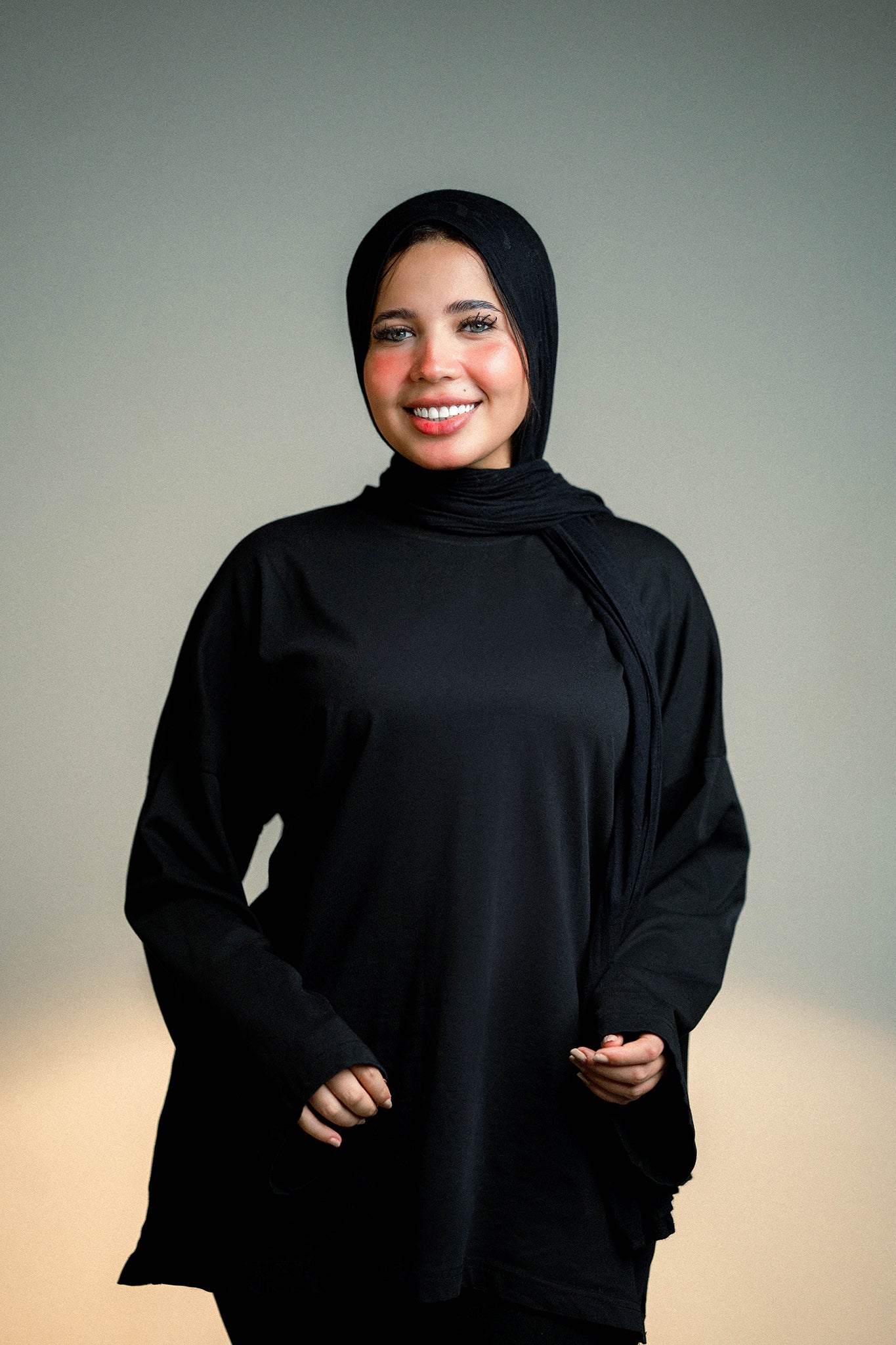 Oversized T-Shirt Black – Long Sleeve