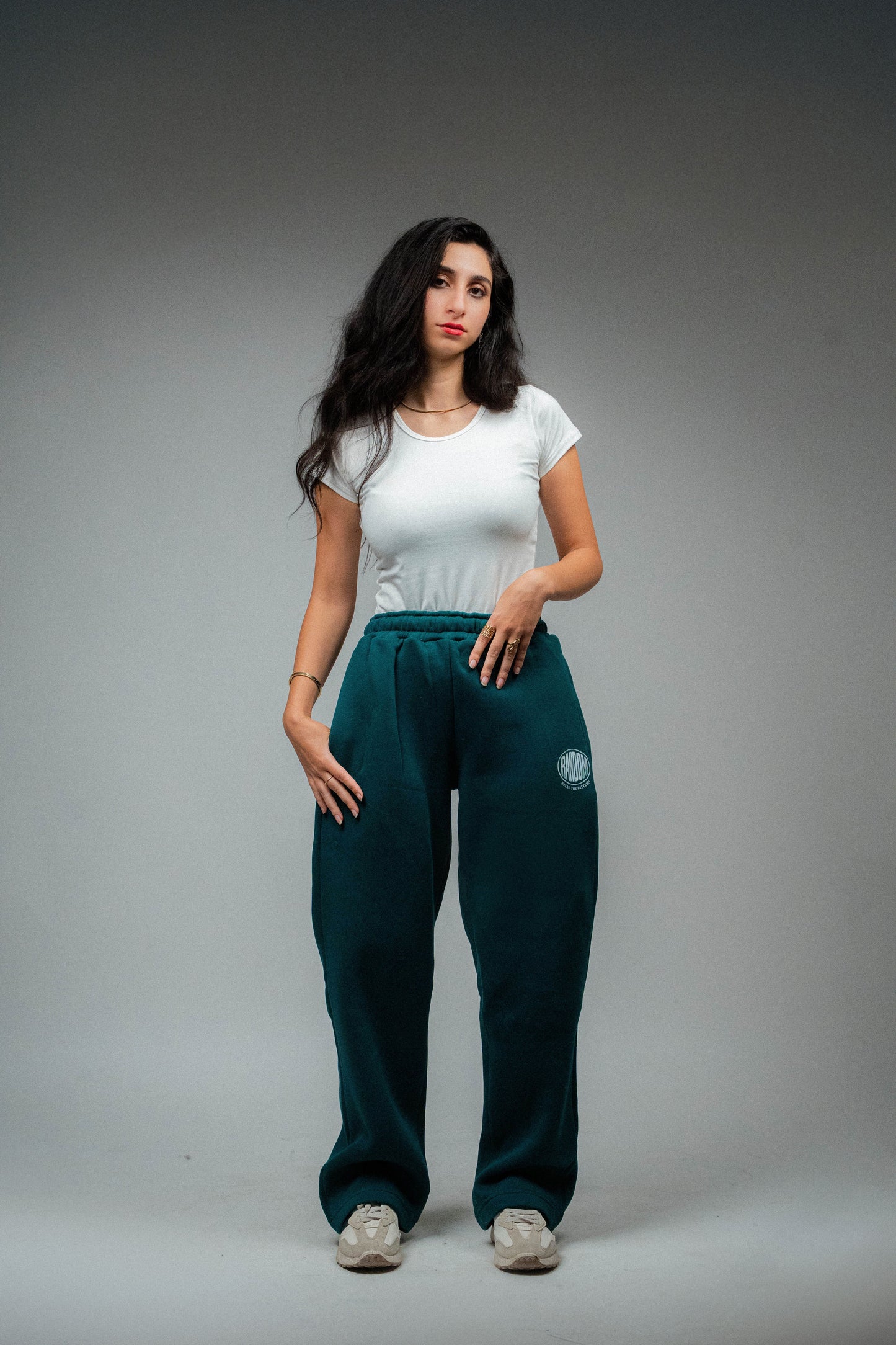 RANDOM Oversized Sweatpants – Charcoal Gray