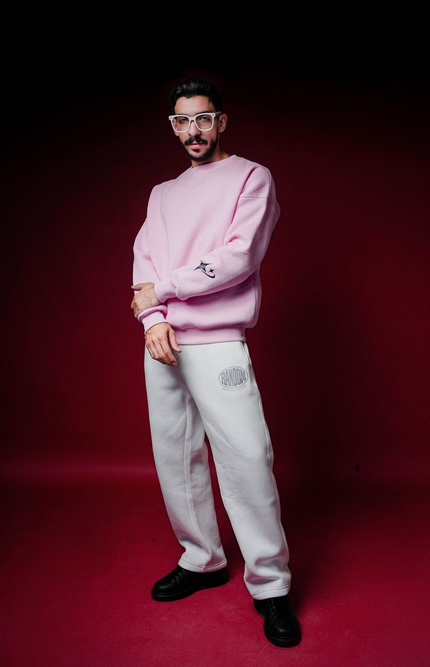 The Flame Crewneck — Born to Break the Pattern.