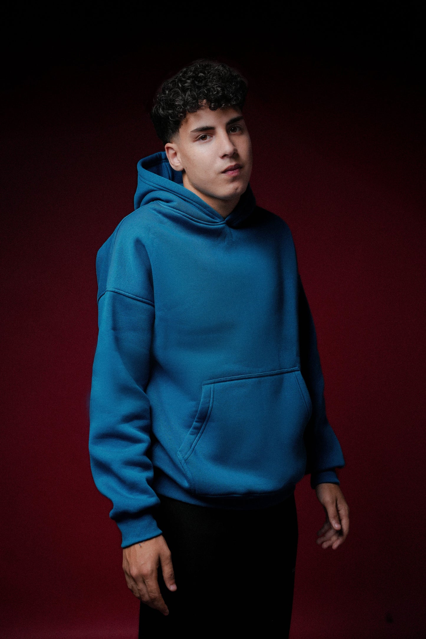 The Petroleum Blue Hoodie — Born to Break the Pattern.