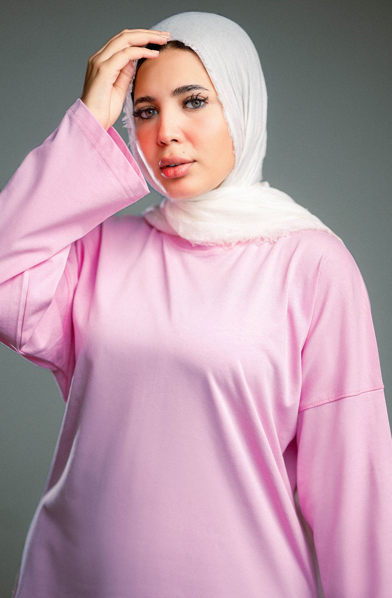 Oversized T-Shirt Pink – Long Sleeve