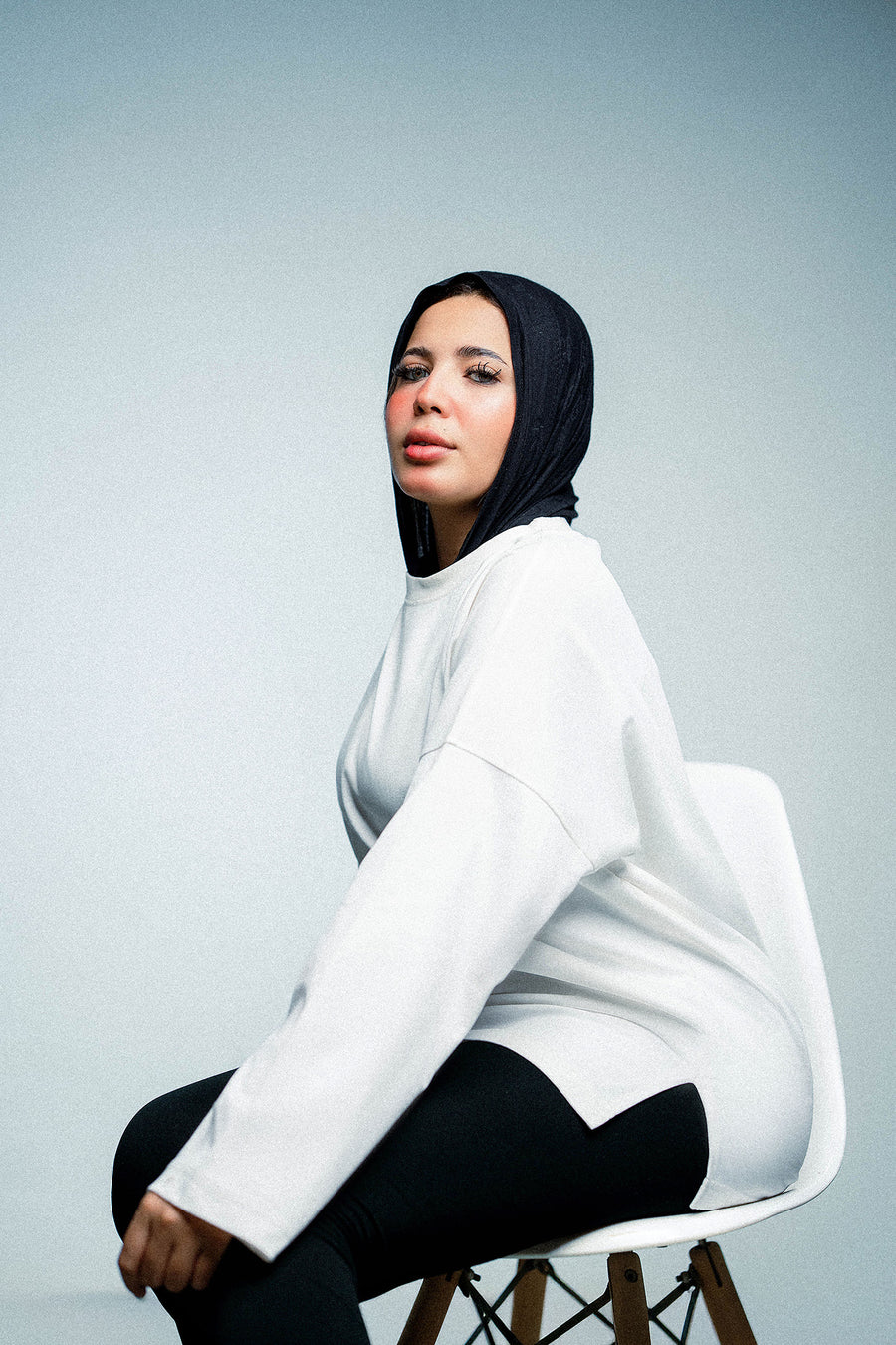 Oversized T-Shirt White – Long Sleeve