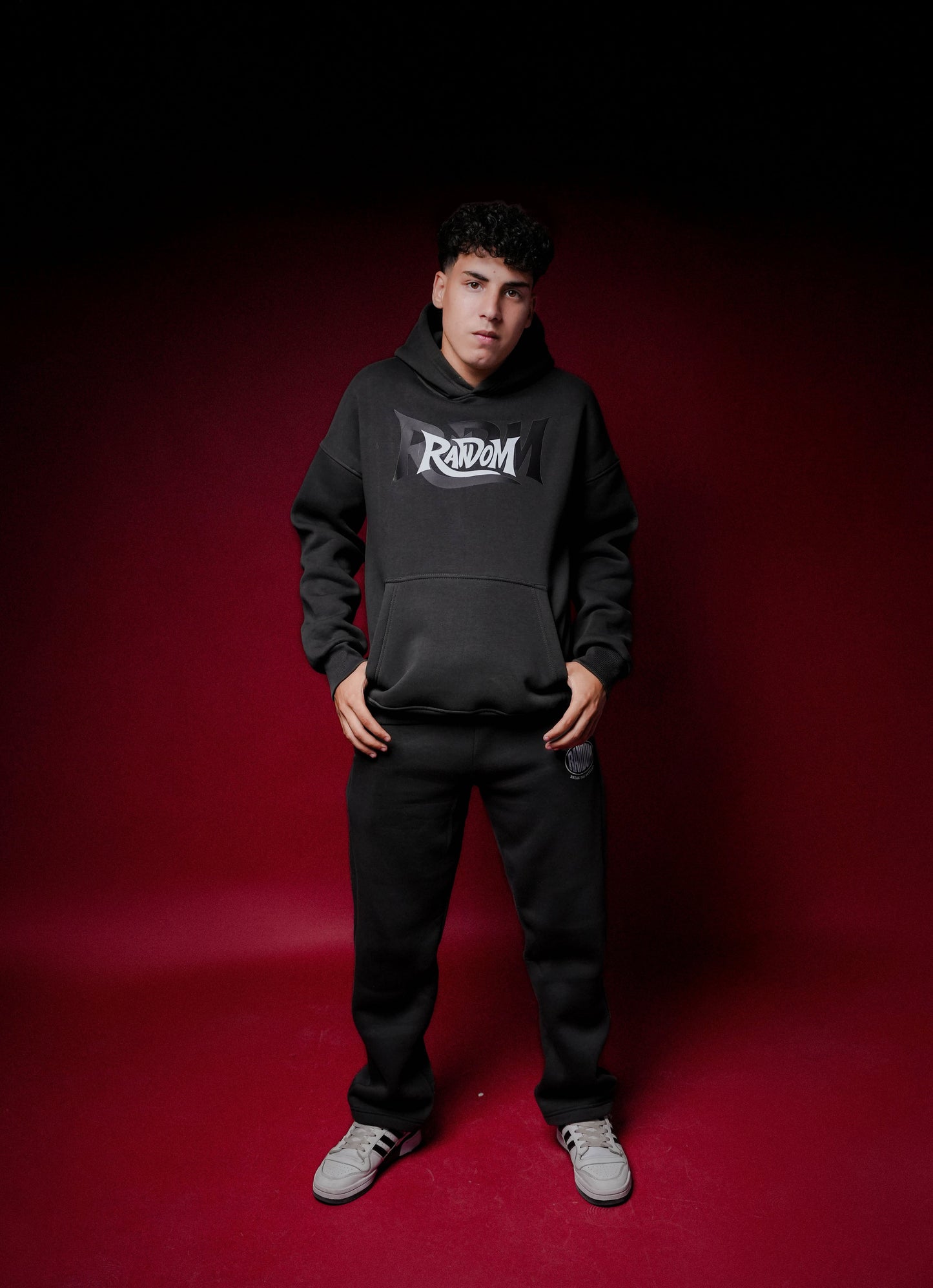 RANDOM Oversized Sweatpants – Charcoal Gray (M)